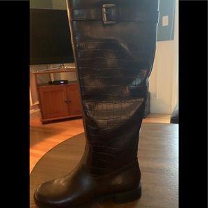 BNIB aerosoles brown faux croc